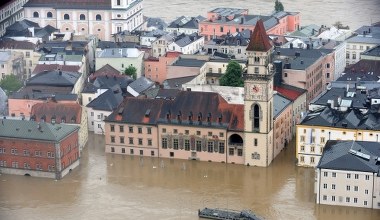 Rekordowa powódź w niemieckiej Pasawie