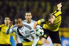 Rekordowe siedem goli w pierwszej połowie meczu Legii z BVB