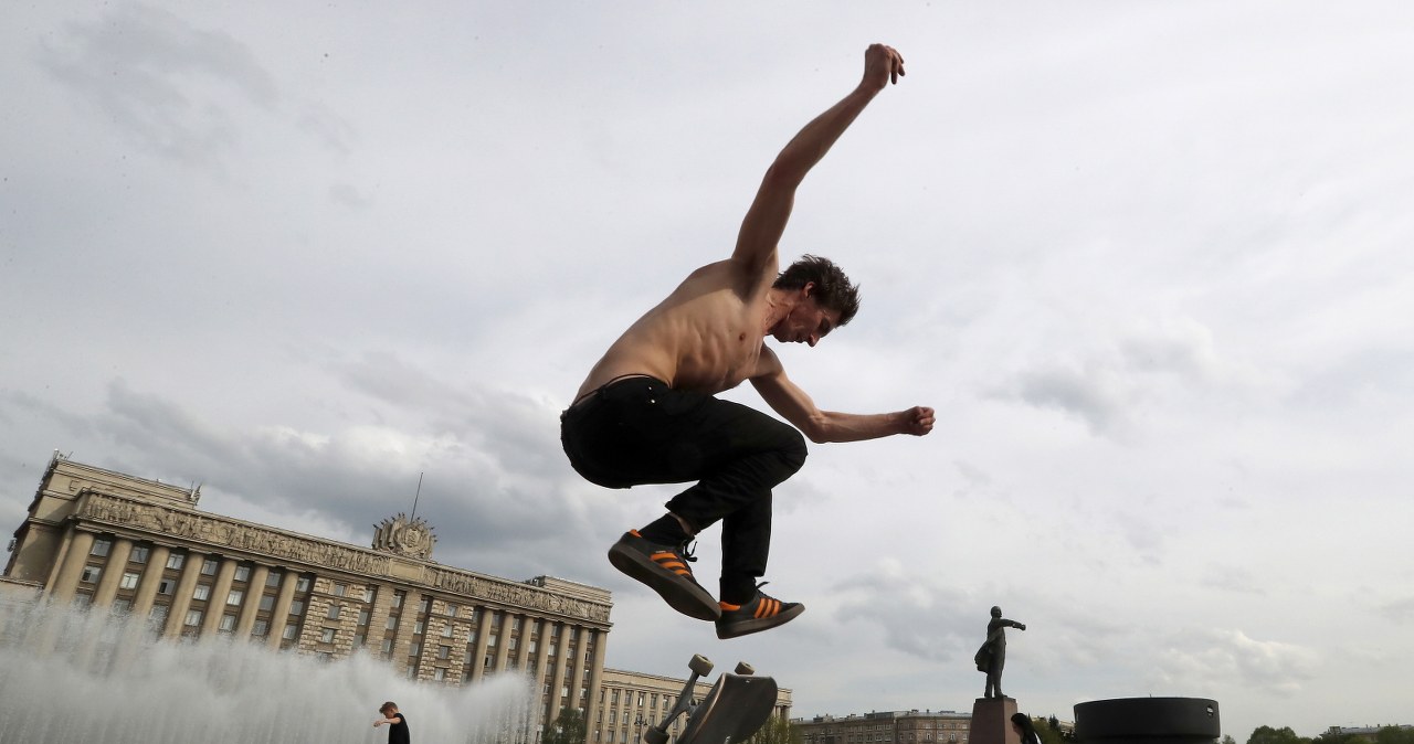 Rekordowe temperatury w Rosji /ANATOLY MALTSEV  /PAP/EPA