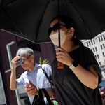 Rekordowe upały w Tokio. Mimo apelu władz ludzie nie rezygnują z maseczek