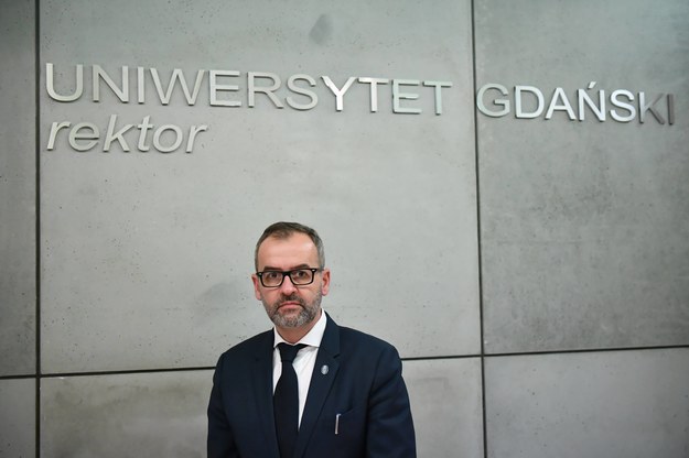 Rektor Uniwersytetu Gdańskiego prof.  Piotr Stepnowski / 	PAP/Adam Warżawa /PAP