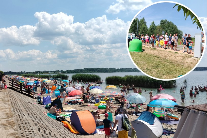 Relacja znad Jeziora Tarnobrzeskiego: "Czułam się tam jak nad Bałtykiem"