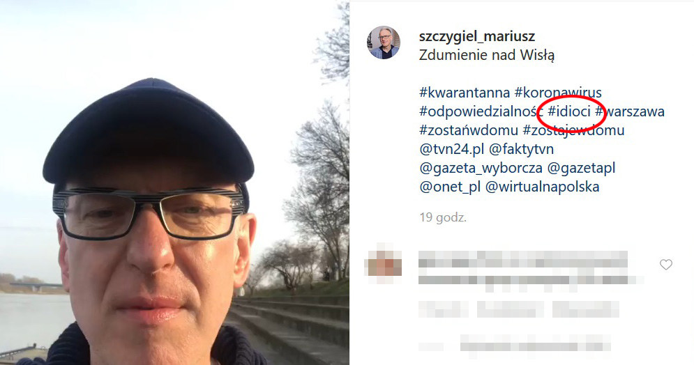 Relację można obejrzeć na Instagramie Mariusza Szczygła /Instagram