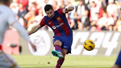 Remis Barcelony, cały mecz Lewandowskiego