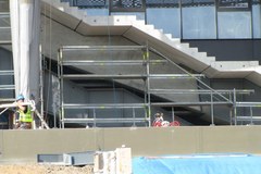 Remont schodów na Stadionie Narodowym