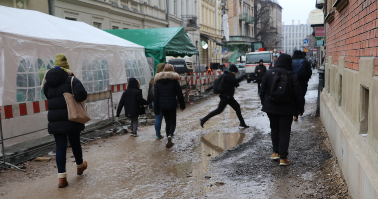 Remont ul. Krupniczej w Krakowie