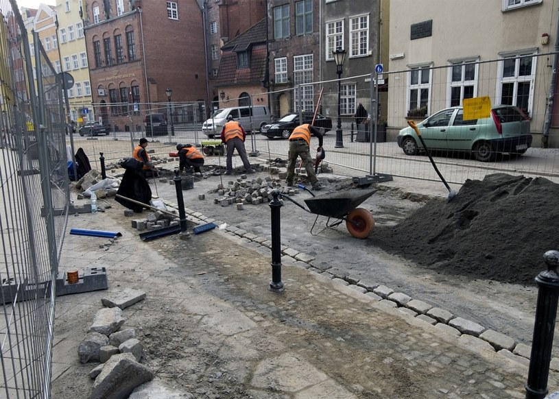 Remont ulicy w Gdańsku /Marek Michalak /East News