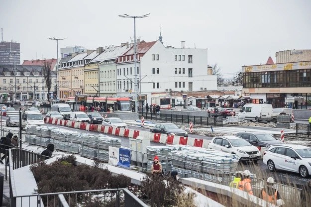 Remont w centrum Gdańska /