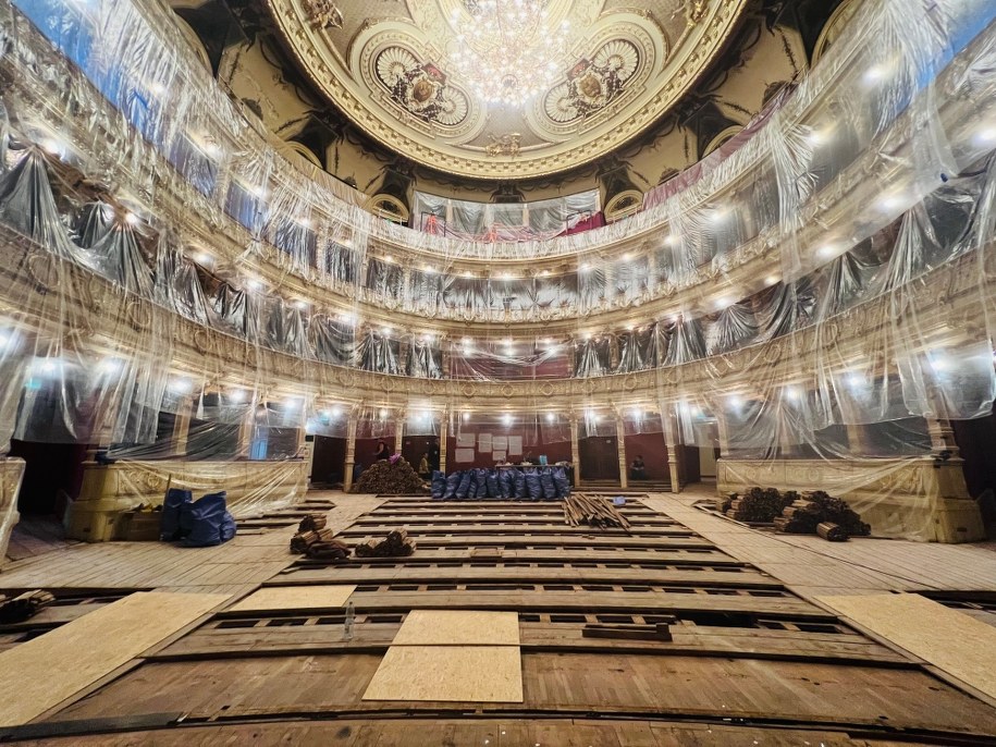 Remont widowni w Teatrze im. Juliusza Słowackiego /Kinga Kowalska Teatr im. Słowackiego /