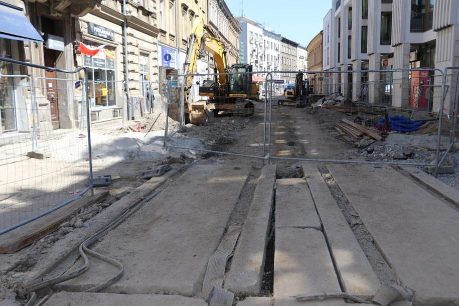 Remontowana ul. Zwierzyniecka /Józef Polewka /RMF FM