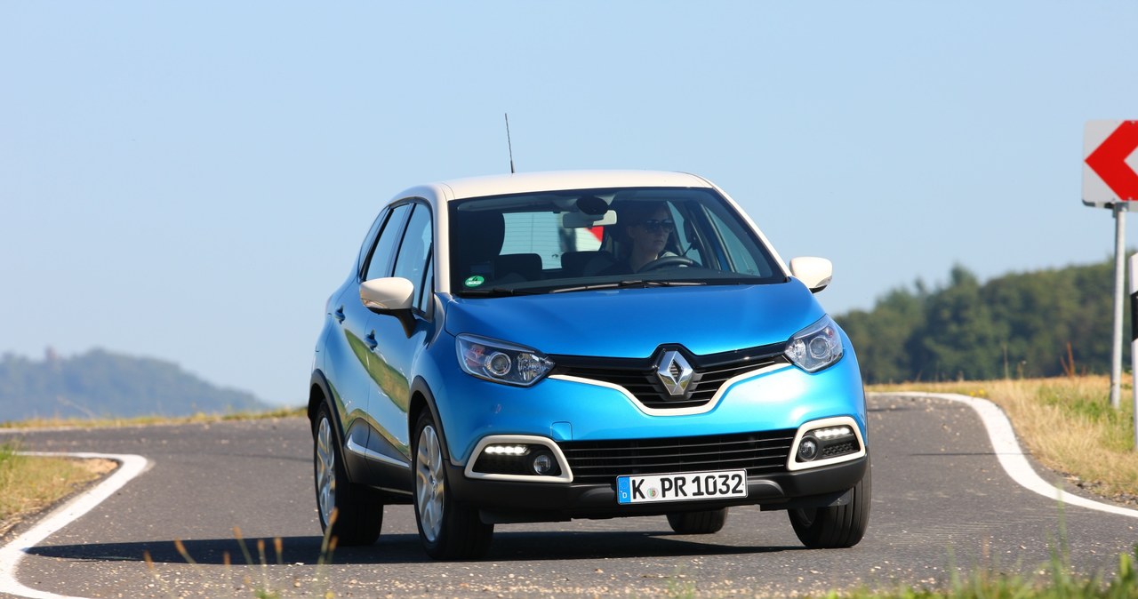 Renault Captur bazuje na modelu Clio, ale jest od niego pod każdym względem większe /materiały prasowe