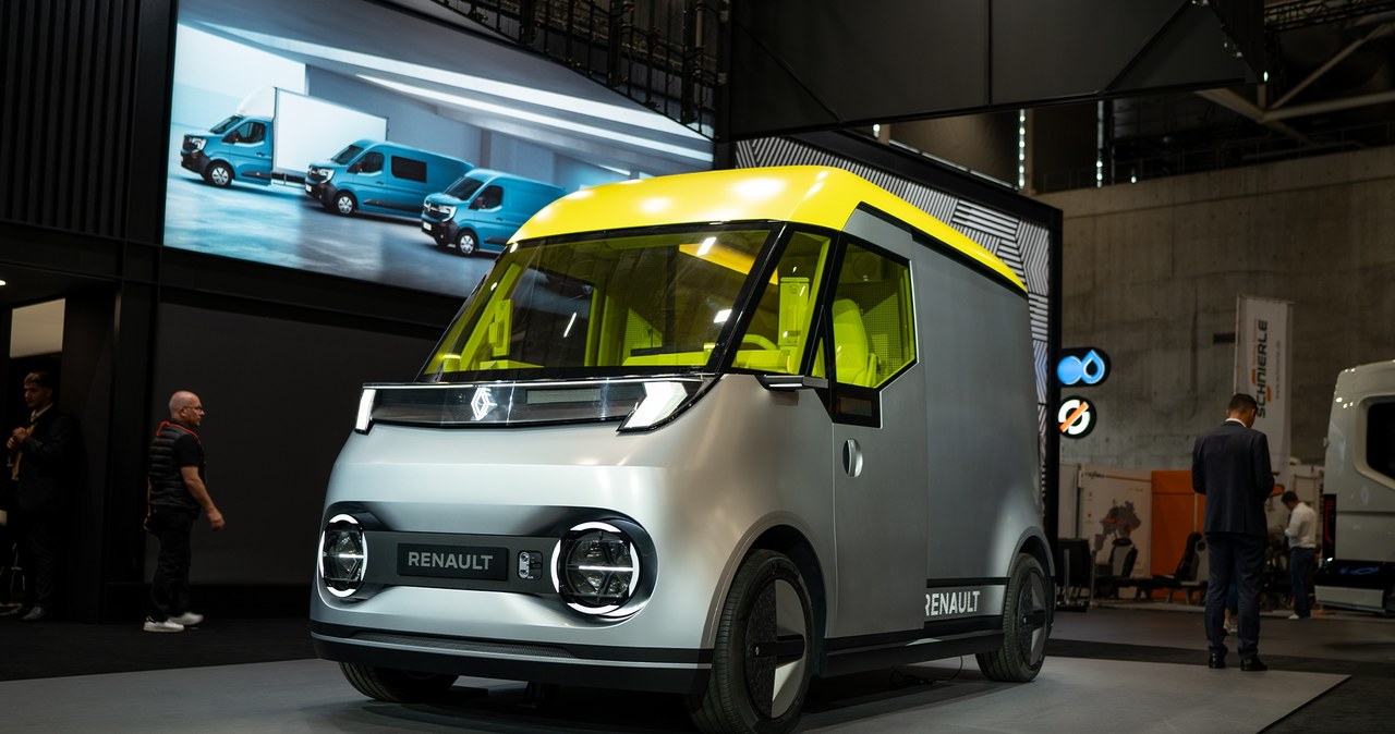 Renault Estafette Concept debiutuje na targach IAA w Hanowerze. /Jan Guss-Gasiński