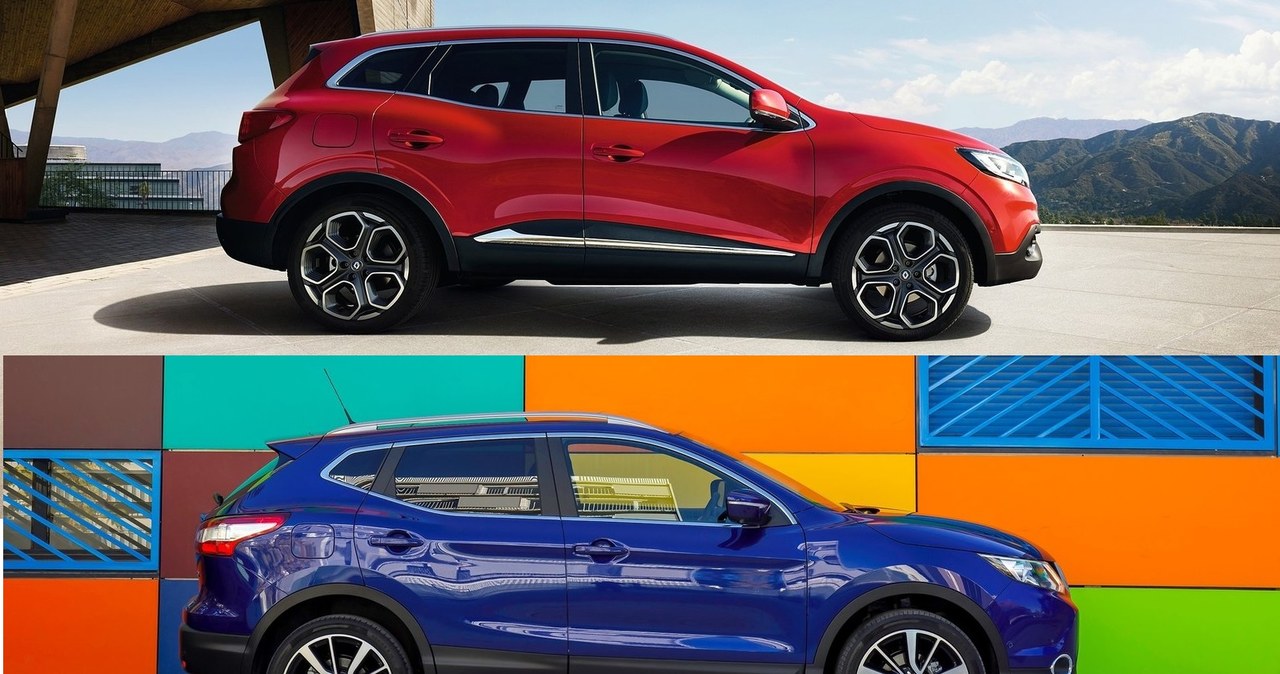 Renault Kadjar i Nissan Qashqai /Informacja prasowa