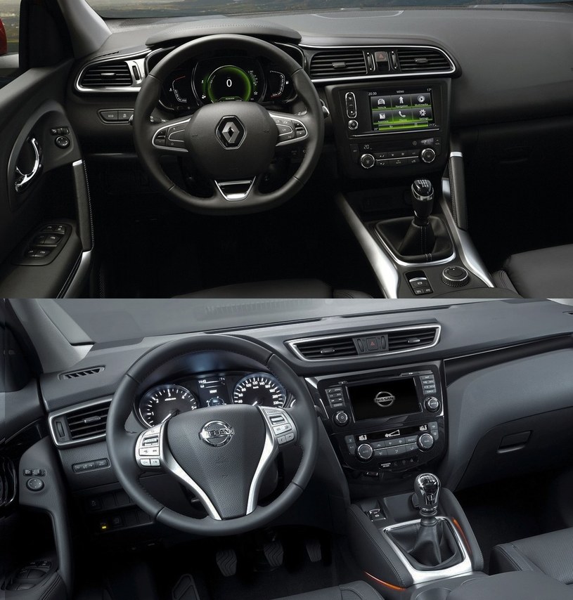 Renault Kadjar i Nissan Qashqai /Informacja prasowa