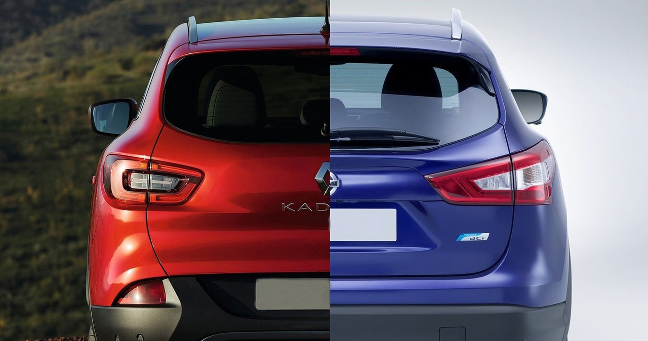 Renault Kadjar i Nissan Qashqai /Informacja prasowa