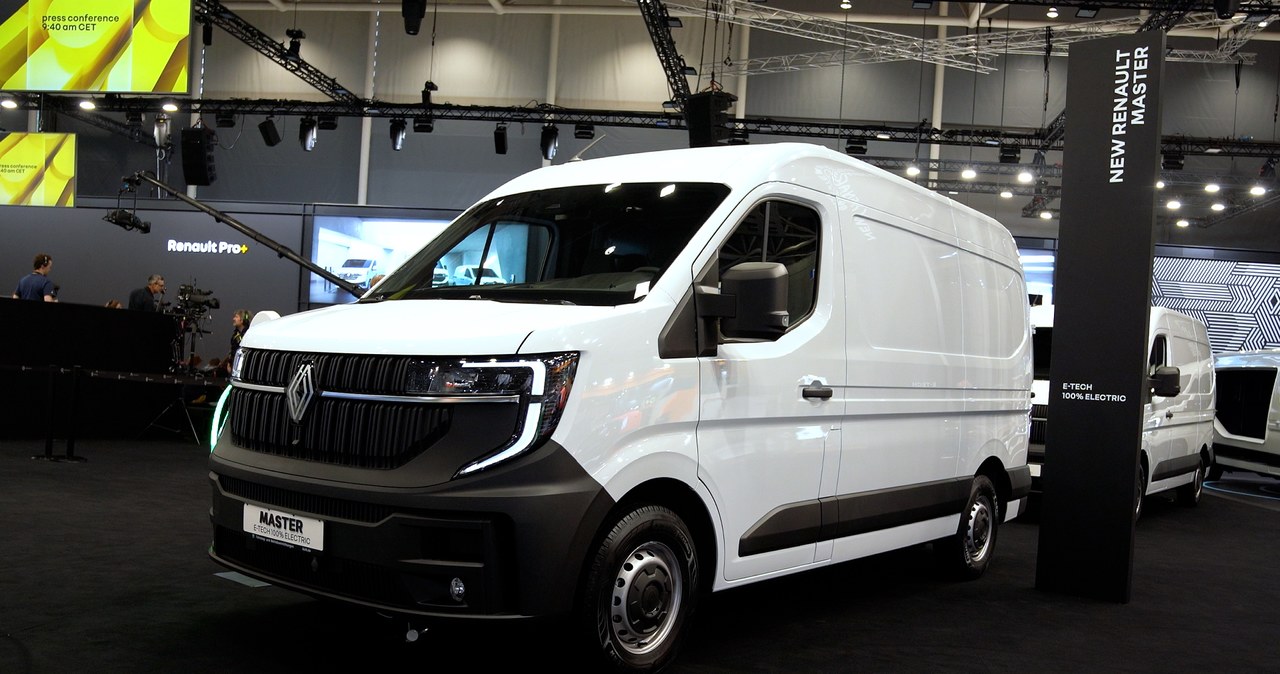 Renault Master zdobywa prestiżową nagrodę na targach IAA Transportation 2024. /Jan Guss-Gasiński /INTERIA.PL