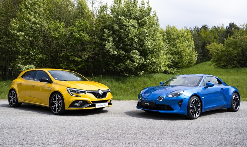Renault Megane RS i Alpine A110 /Informacja prasowa