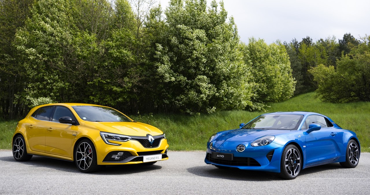 Renault Megane RS i Alpine A110 /Informacja prasowa