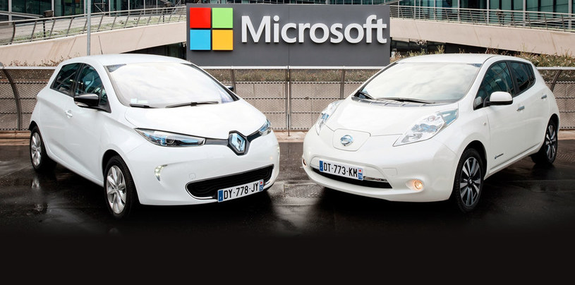 Renault, Nissan i Microsoft będą razem pracować nad samochodami autonomicznymi /Informacja prasowa