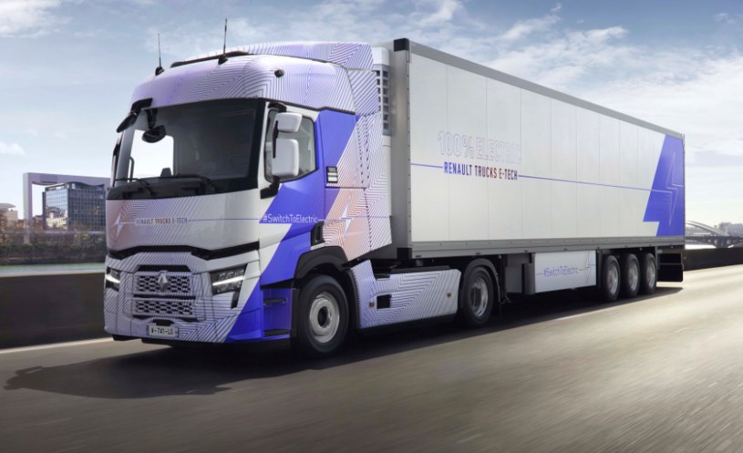 Renault Trucks rozpoczyna przedsprzedaż nowych elektrycznych ciężarówek. /Renault Trucks /materiały prasowe