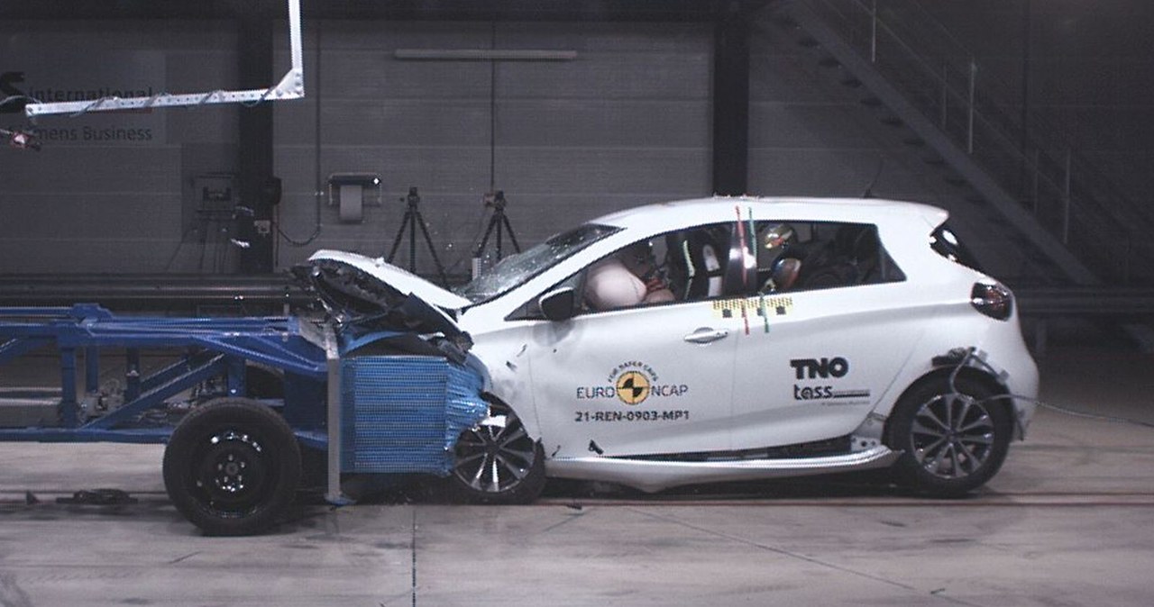 Renault Zoe otrzymało 0 gwiazdek w testach Euro NCAP. /Informacja prasowa