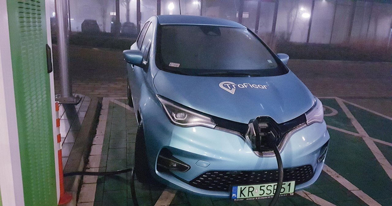 Renault Zoe z floty Traficara /INTERIA.PL