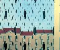 René Magritte, Spadanie, 1953 /Encyklopedia Internautica