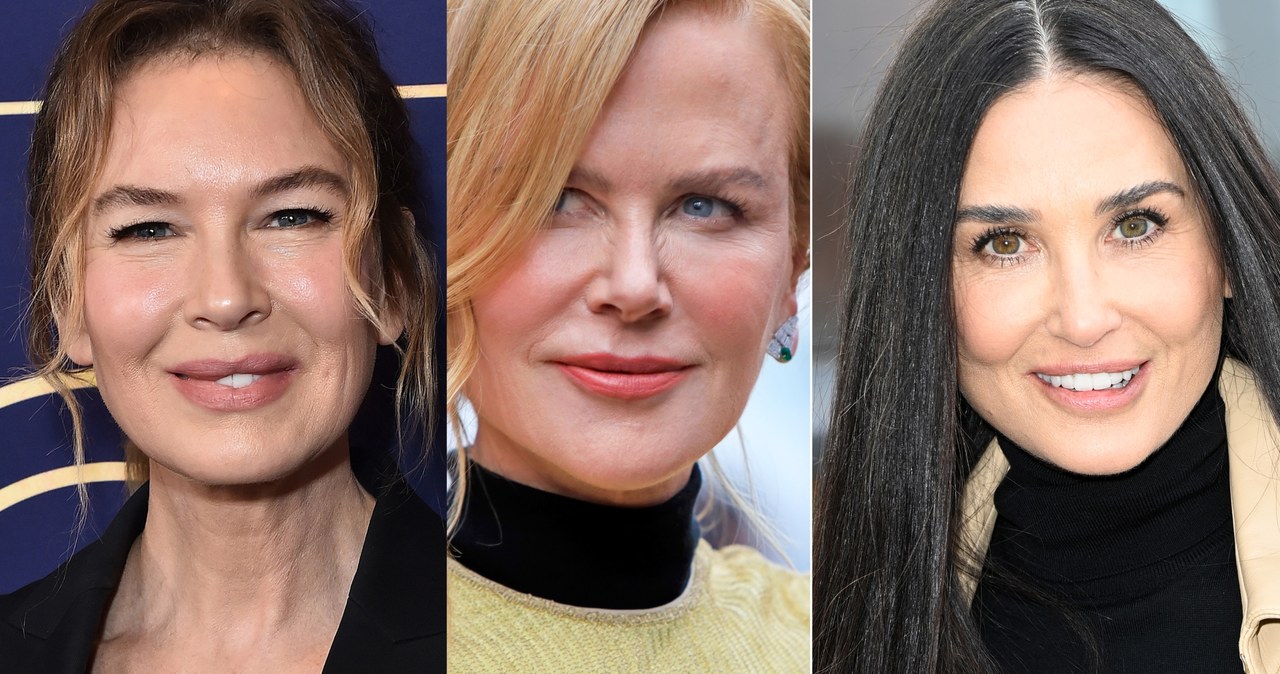 Renee Zellweger, Nicole Kidman, Demi Moore /Getty Images