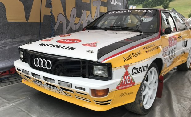 Repliką auta z lat 80. na Rajd Dolnośląski. Jak wygląda legendarne Audi Quattro?