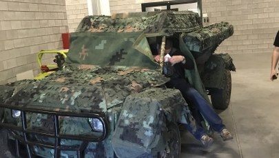 Replika czołgu jako praca magisterska