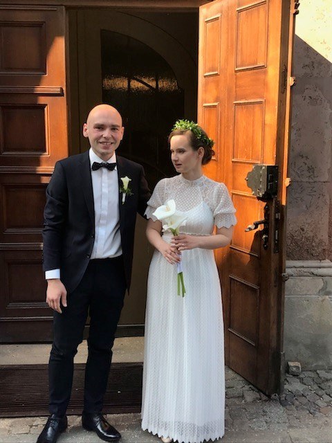 Reporter RMF FM i jego wybranka Aleksandra /RMF FM