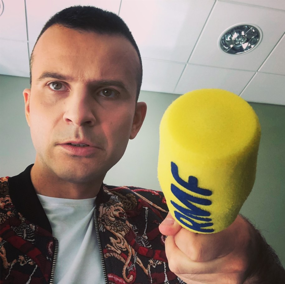 Reporter RMF FM, Michał Dobrołowicz /