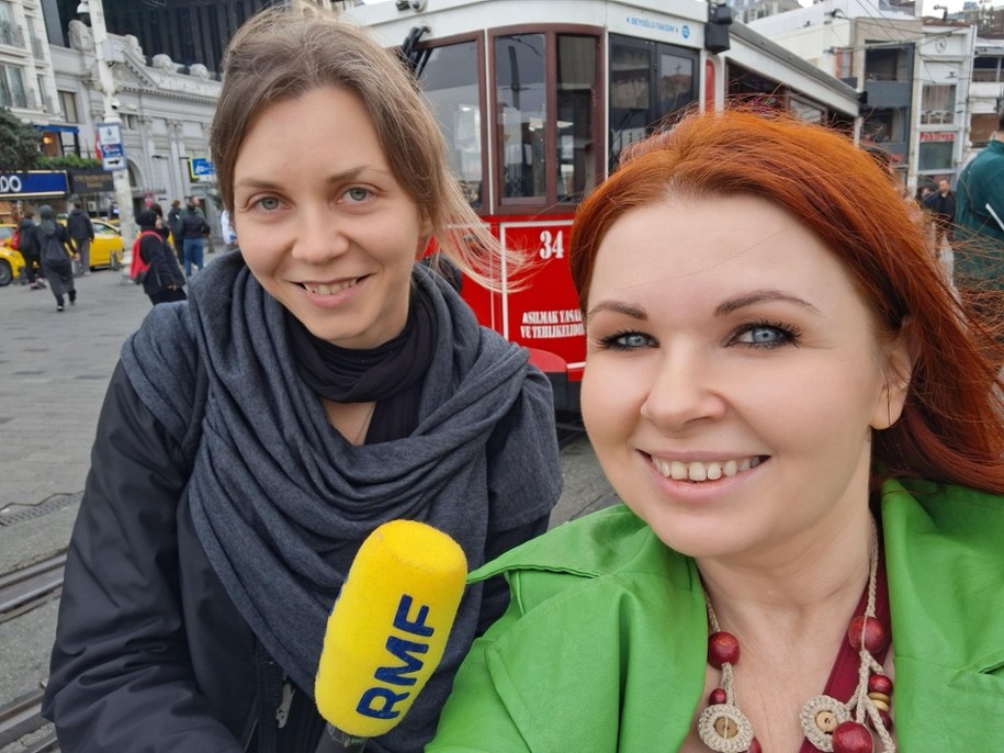 Reporterka RMF FM Marlena Chudzio i Karolina Szypuła /Marlena Chudzio /RMF FM