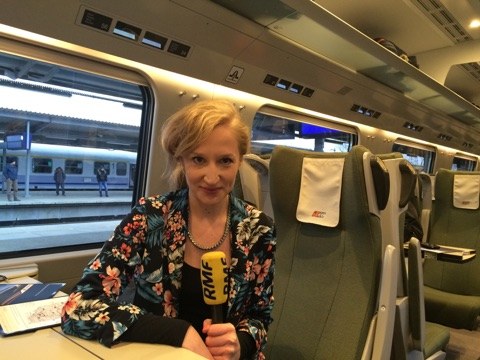 Reporterka RMF FM testuje dla Was Pendolino /Magdalena Gawlik /RMF FM