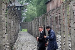 Reprezentacja Niemiec odwiedziła Auschwitz