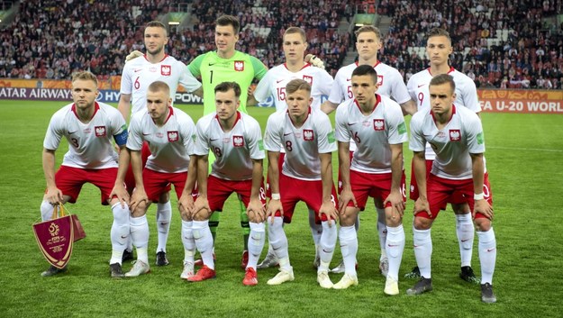 Reprezentacja Polski do lat 20 przed meczem z Kolumbią /	Grzegorz Michałowski   /PAP