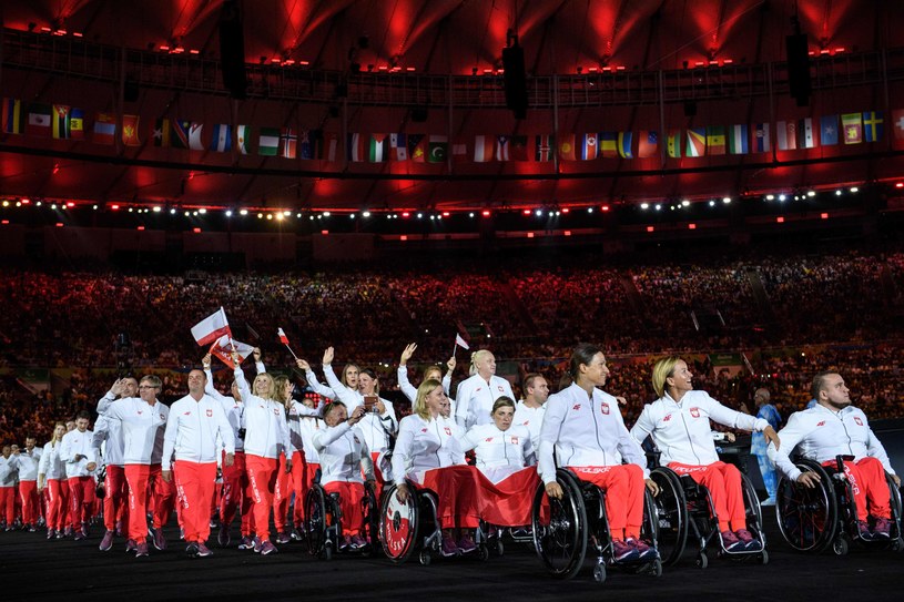 Reprezentacja Polski na otwarciu igrzysk paraolimpijskich /AFP