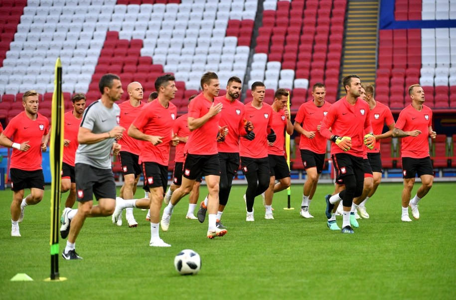 Reprezentacja Polski na treningu w Kazaniu /Bartłomiej  Zborowski /PAP