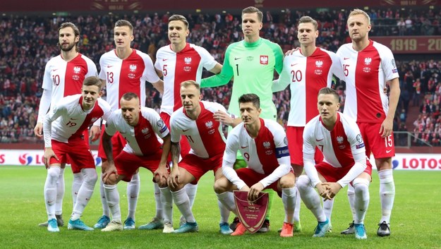 Reprezentacja Polski podczas meczu ze Słowenią /Leszek Szymański /PAP
