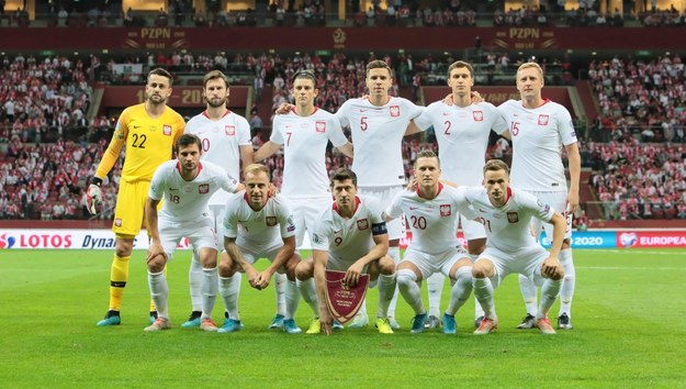 Reprezentacja Polski przed meczem z Austrią /Leszek Szymański /PAP