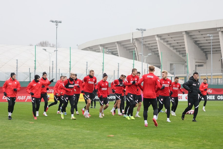 Reprezentacja Polski przed meczem z Węgrami / 	Leszek Szymański    /PAP