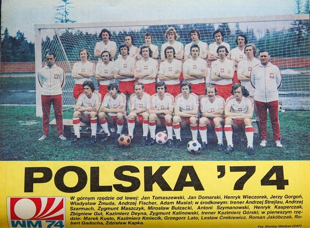 Reprezentacja Polski z 1974 roku /Łączy nas piłka /