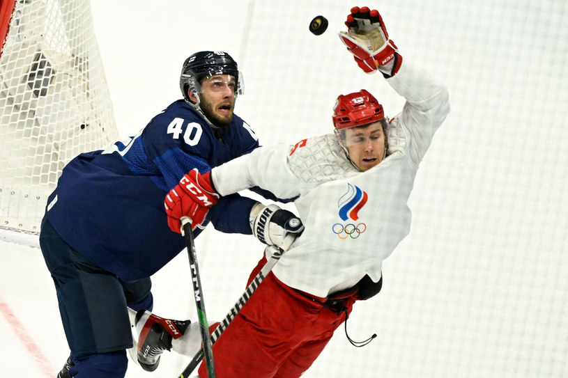 Reprezentacja Rosji w meczu z Finlandią /East News