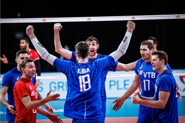 Reprezentacja Rosji w siatkówce w czasie Ligi Narodów w 2021 roku /VOLLEYBALL.WORLD /
