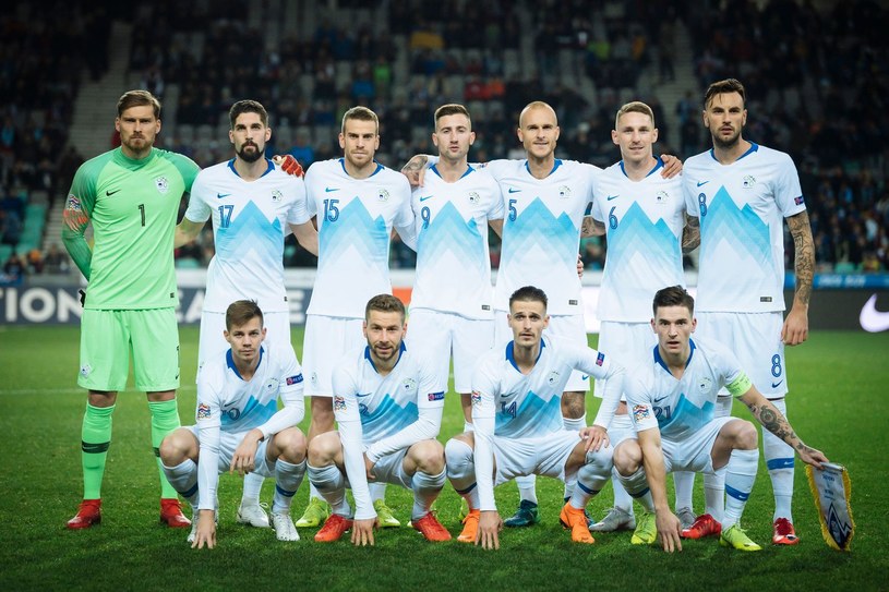 Reprezentacja Słowenii na stadionie Stożice /AFP