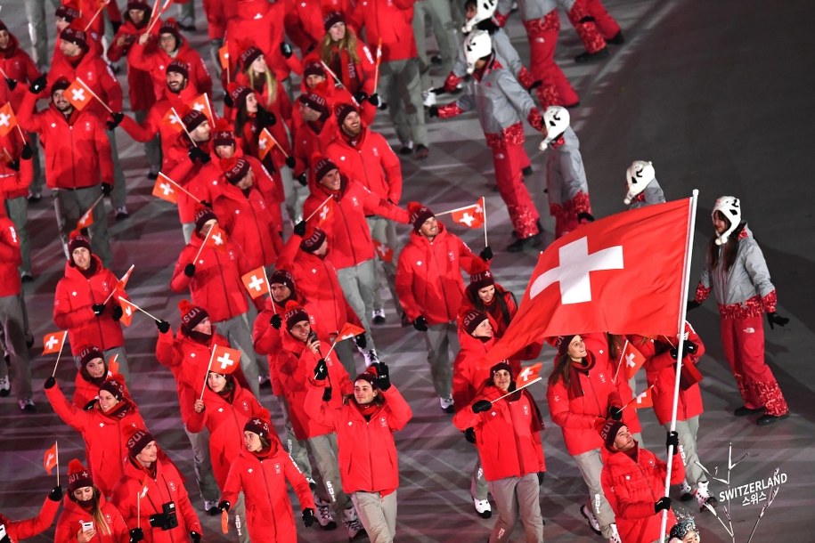 Reprezentacja Szwajcarii /CHRISTIAN BRUNA /PAP/EPA