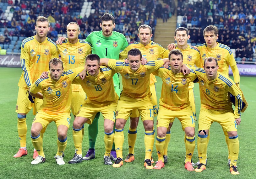 Reprezentacja Ukrainy /AFP