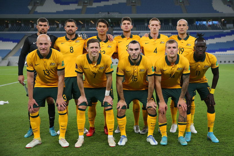 Reprezentanci Australii w piłce nożnej zabrali głos ws. łamania praw człowieka w Katarze, gdzie wkrótce rozegrane zostaną mistrzostwa świata /Mohamad Farag /Getty Images