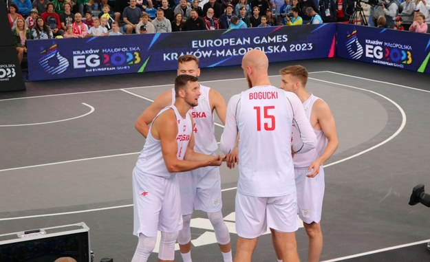 Reprezentanci Polski w koszykówce 3x3 /Jacek Skóra /RMF FM