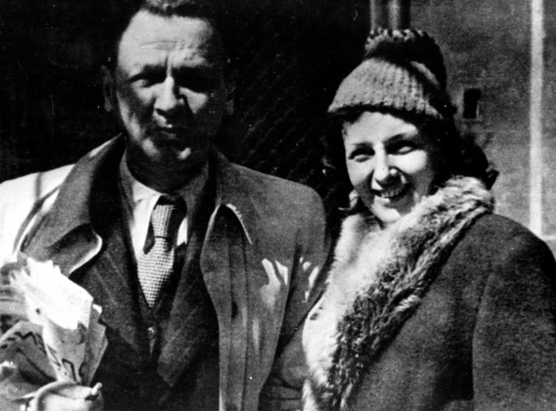 Reprodukcja: poeta Władysław Broniewski i jego żona Maria Zarembińska /CAF /PAP